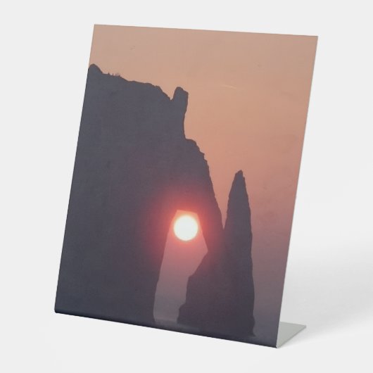 Einfache Karte Sockelschild (Vorderseite)