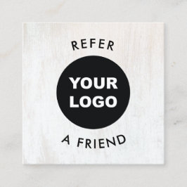 Einfache Karte zum Hinzufügen Ihrer Logo-Kundenkar