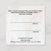 Einfache Karte zum Hinzufügen Ihrer Logo-Kundenkar (Rückseite)