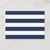 Einfache Karten für die Navy und die Weiße Richtun (Rückseite)