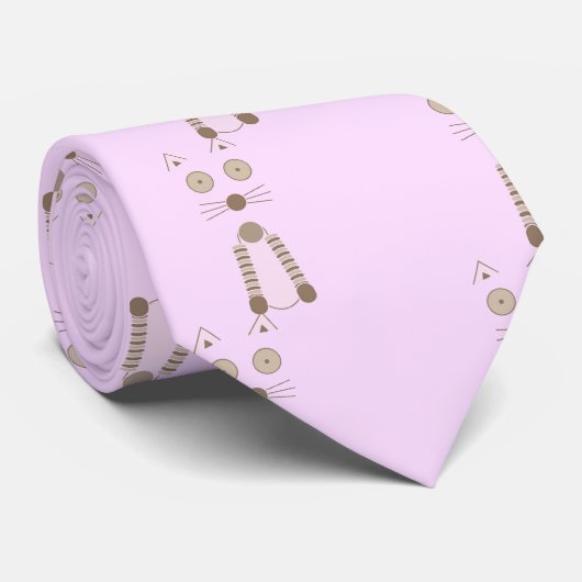 Einfache Katze Krawatte (Gerollt)