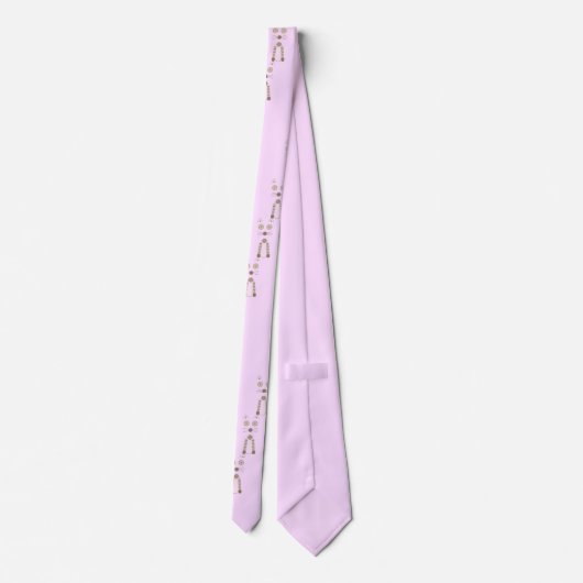 Einfache Katze Krawatte (Rückseite)