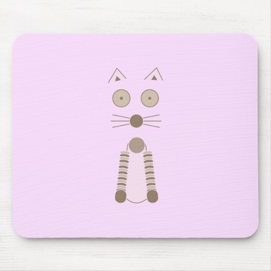 Einfache Katze Mousepad (Vorne)