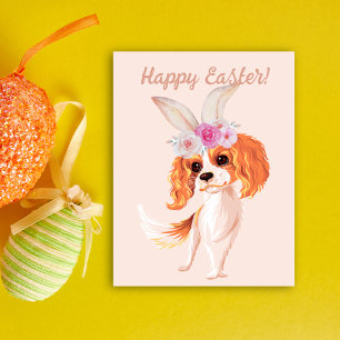 Einfache Kavalier mit sonnigen Ohren und Blume Ost Feiertagskarte