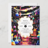 Einfache Kids Scientist zum Geburtstag Einladung (Vorderseite)