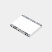 Einfache Kiesel-Steine Post-it Klebezettel (angewinkelt)