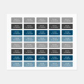 Einfache Kinder Kleidungsname Etiketten (Blatt)