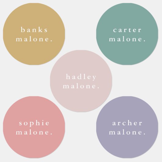 Einfache Kinder Name Wasserfeste Kleidung Etiketten (Gruppe)