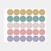 Einfache Kinder Name Wasserfeste Kleidung Etiketten (Blatt)