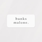 Einfache Kinder Name Wasserfeste Kleidung Etiketten (Design 1)