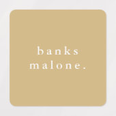 Einfache Kinder Name Wasserfeste Kleidung Etiketten (Design 1)