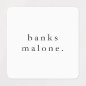 Einfache Kinder Name Wasserfeste Kleidung Etiketten (Design 1)