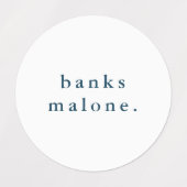 Einfache Kinder Name Wasserfeste Kleidung Etiketten (Design 1)