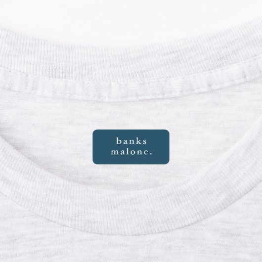 Einfache Kinder Name Wasserfeste Kleidung Etiketten (Befestigt)