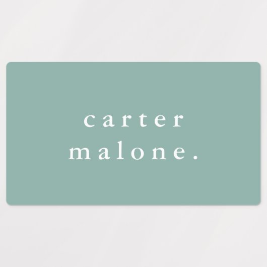 Einfache Kinder Regenbogen Waterproof Name Etiketten (Design 2)