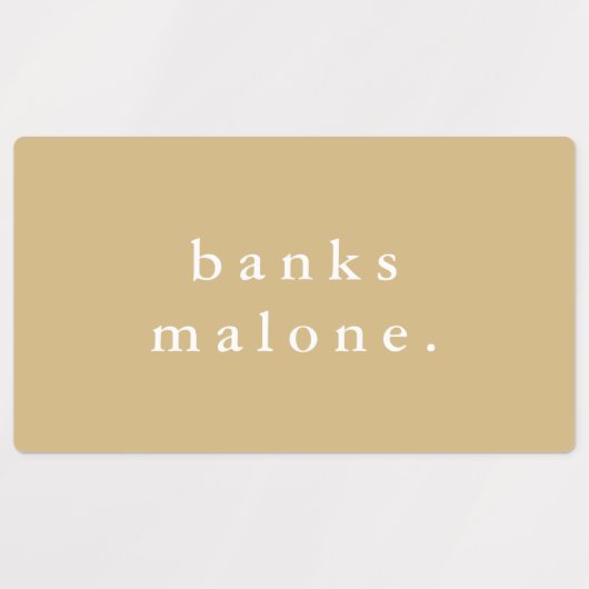 Einfache Kinder Regenbogen Waterproof Name Etiketten (Design 1)