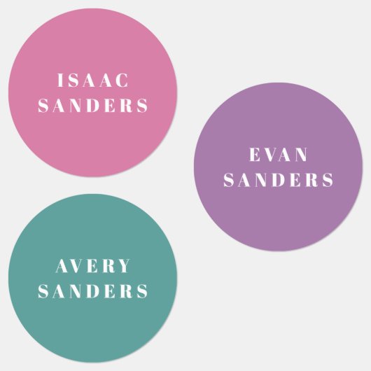 Einfache Kinder zurück zur Schule Wassersicherer N Etiketten (Gruppe)