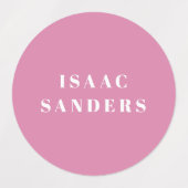 Einfache Kinder zurück zur Schule Wassersicherer N Etiketten (Design 1)