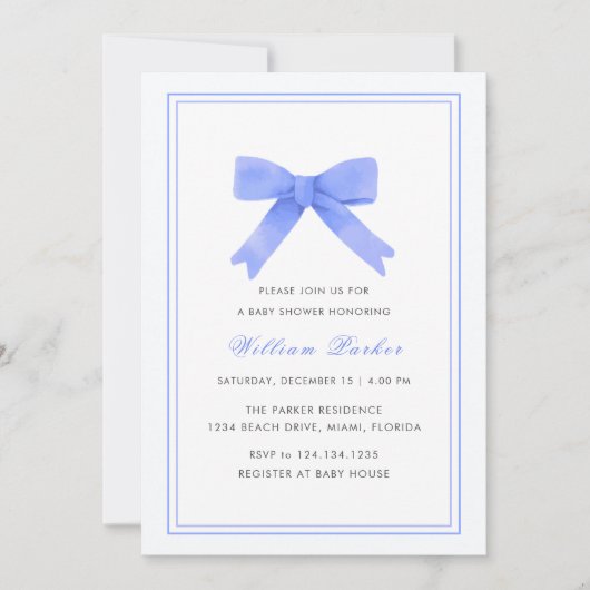 Einfache Kinderdusche für Wasserfarben Einladung (Vorderseite)