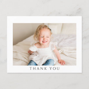 Einfache Kindergeburtstag Vielen Dank Post Card Feiertagspostkarte