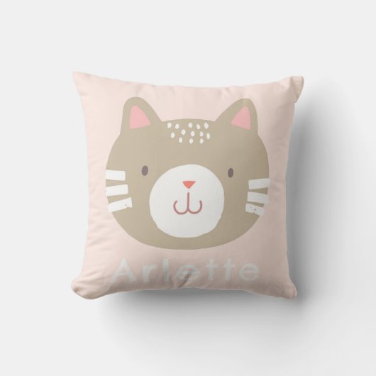 Einfache Kitty  Kissen (Vorderseite)