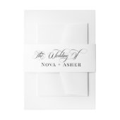 Einfache Klasse Elegant Modernes Klassisches Tradi Einladungsbanderole (Vorderseite Beispiel)