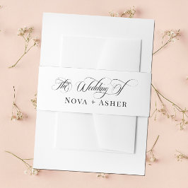 Einfache Klasse Elegant Modernes Klassisches Tradi Einladungsbanderole