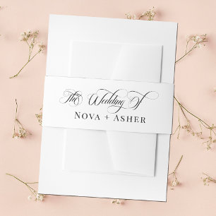 Einfache Klasse Elegant Modernes Klassisches Tradi Einladungsbanderole