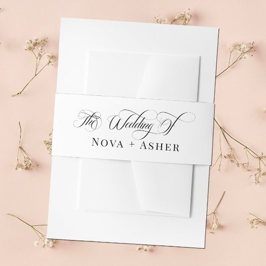 Einfache Klasse Elegant Modernes Klassisches Tradi Einladungsbanderole