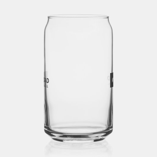 Einfache Klasse Nummer Eins Vater Dosenglas (Rechts)