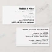 Einfache klassische Berufliche Allzwecklösung Visitenkarte (Vorne/Hinten)