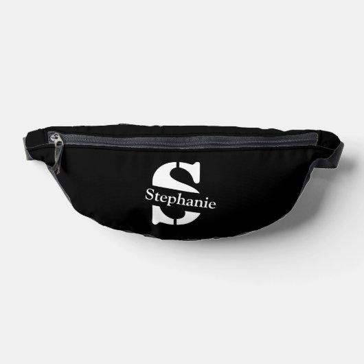 Einfache klassische Berufliche Monogramm und Name Bauchtasche (Ablage )