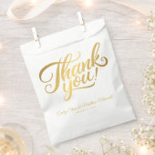 Einfache klassische "DANK YOU" Hochzeit White Geschenktütchen (Ausgeschnitten)