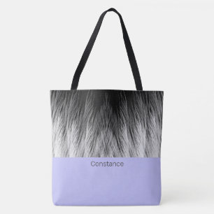 Einfache, klassische Feathers Mit Monogramm Tote B Tasche
