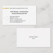 Einfache klassische Firmenlogos, Farblinie Visitenkarte (Vorne/Hinten)