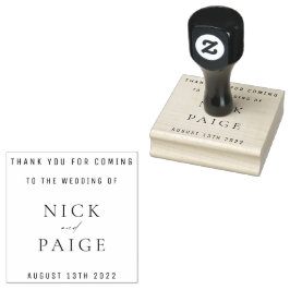 Einfache klassische Gastgeschenk Hochzeit Gummi Br Gummistempel
