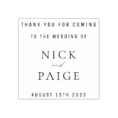 Einfache klassische Gastgeschenk Hochzeit Gummi Br Gummistempel (Prägung)