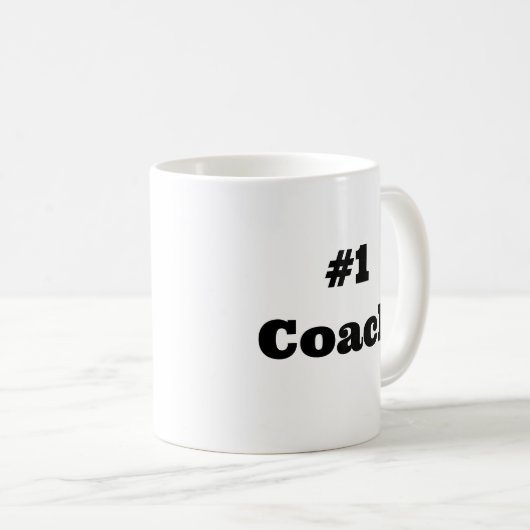 Einfache klassische Minimal-Coach #1 Kaffeetasse (VorderseiteRechts)