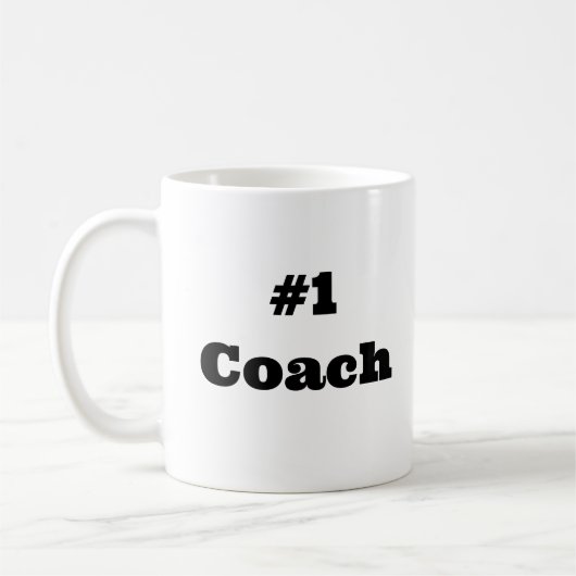 Einfache klassische Minimal-Coach #1 Kaffeetasse (Links)