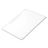 Einfache klassische Minimalistische Basispunkte Be Notizblock (angewinkelt)