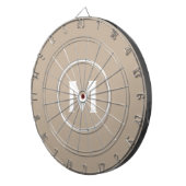 Einfache klassische Monogramm Dartscheibe (Vorderseite rechts)