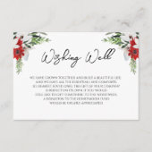 Einfache klassische Weihnachtsfeier gut wünschen Begleitkarte (Vorderseite)