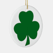 Einfache Kleeblatt Keramik Ornament (Rechts)