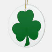 Einfache Kleeblatt Keramik Ornament (Links)