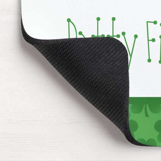 Einfache Kleeblätter Mousepad (Ecke)