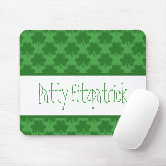 Einfache Kleeblätter Mousepad (Mit Mouse)