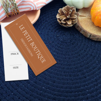 Einfache Kleidung Terracotta Display Hang Price Ta