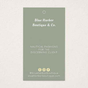 Einfache Kleidungsspeichermarke "Green Retail Pric