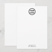 Einfache kleine Logo-Karte Mitteilungskarte (Vorne/Hinten)
