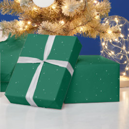 Einfache kleine Sterne hell grün Weihnachtsfeierta Geschenkpapier